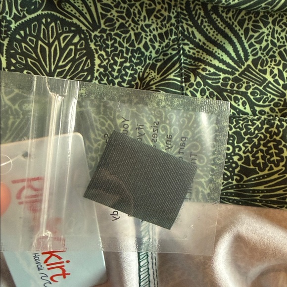 NWT RipSkirt Hawaii Wailea Green Wrap Skirt Womens Large Midi Long |  AH 0668 - Picture 4 of 4